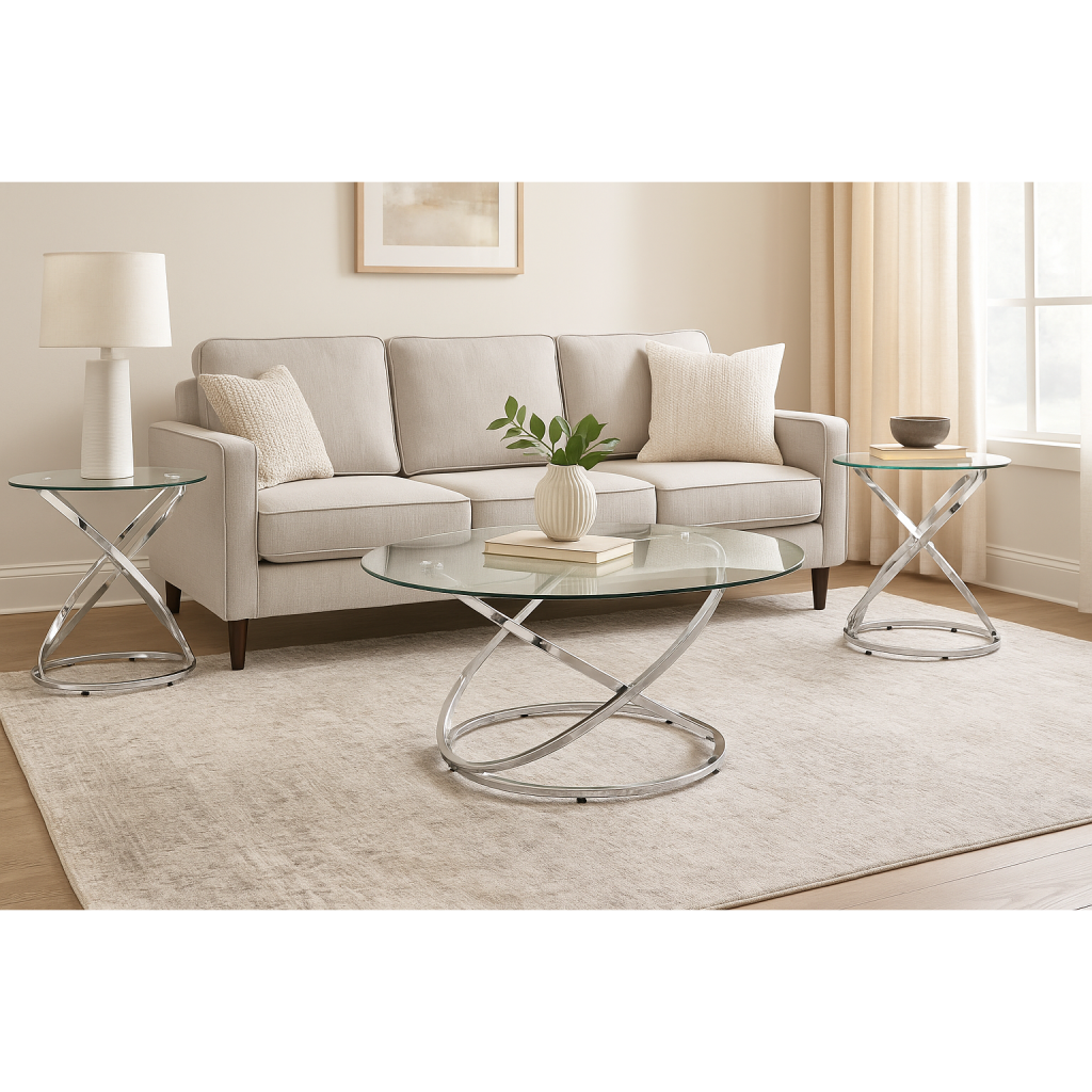 3 Piece Table Set for Living Room