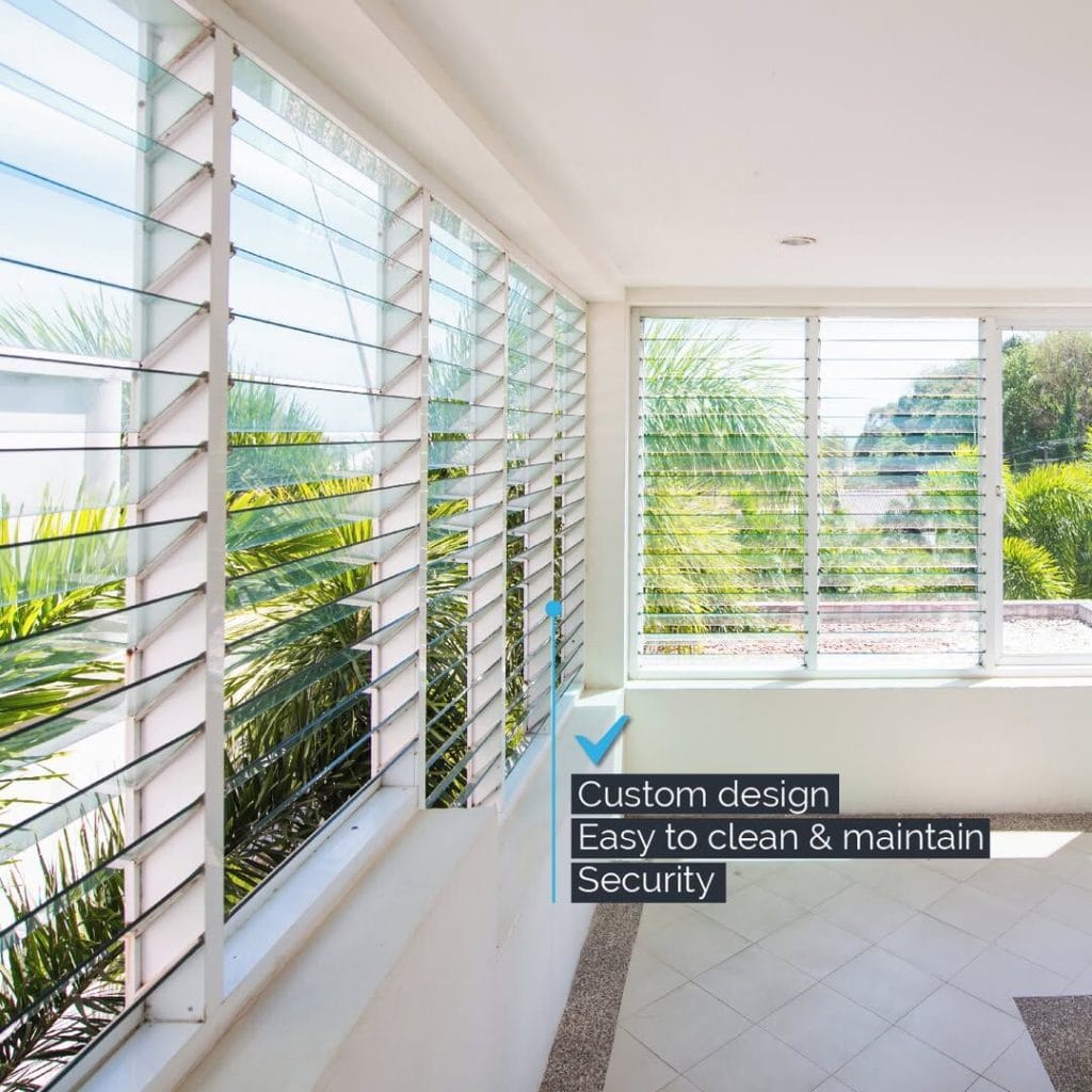 Aluminium Louvre Windows Sydney