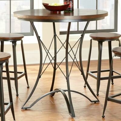 Bar Height Round Dining Table