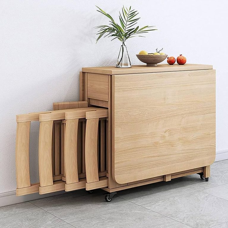 Collapsible Dining Table And Chairs: Space-Saving Style & Comfort - Decor