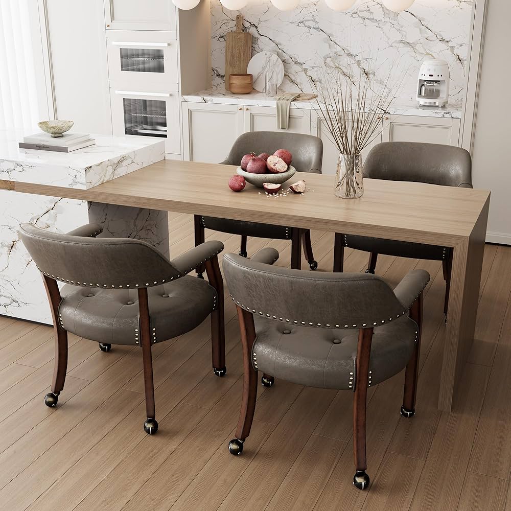 Dining Room Chairs With Casters