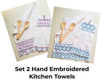 Embroidered Kitchen Towels