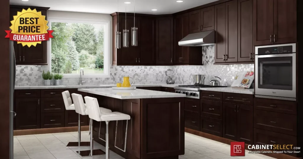Espresso Kitchen Cupboards