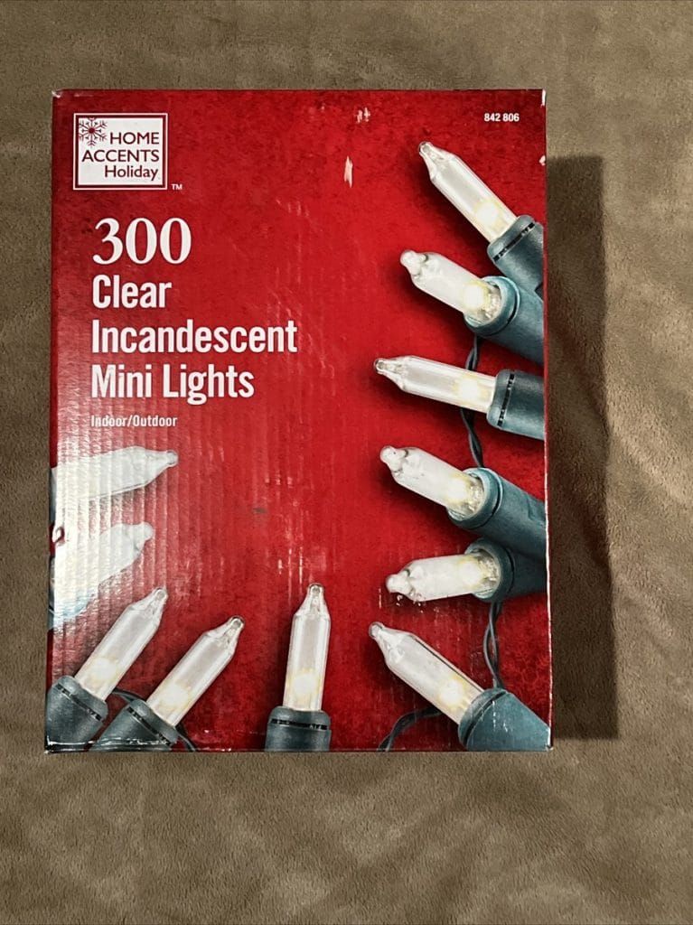 Home Accents 300 Clear Incandescent Mini Lights
