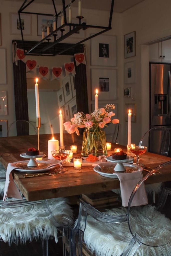 Home Candle Light Dinner