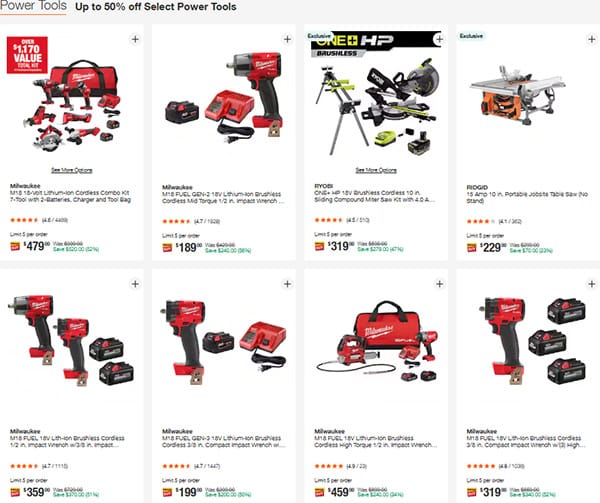 Home Depot Return Policy Power Tools