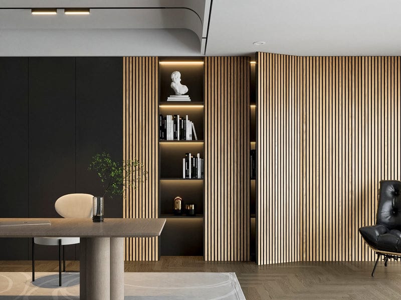 Home Office Wall Paneling
