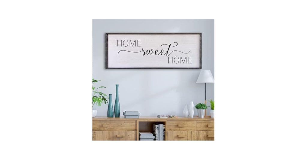 Home Wall Decor Sign