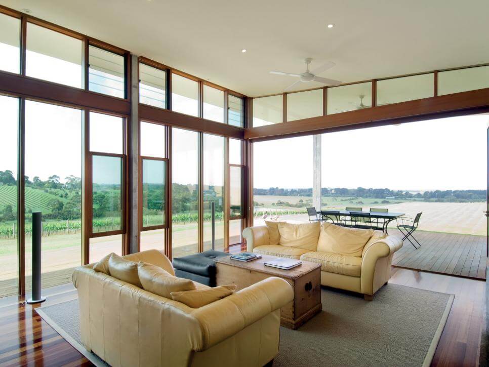 Home With Glass Walls