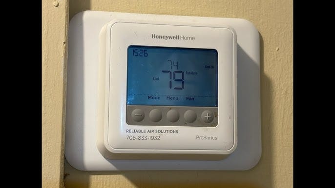 Honeywell Home Proseries Cool on Blinking