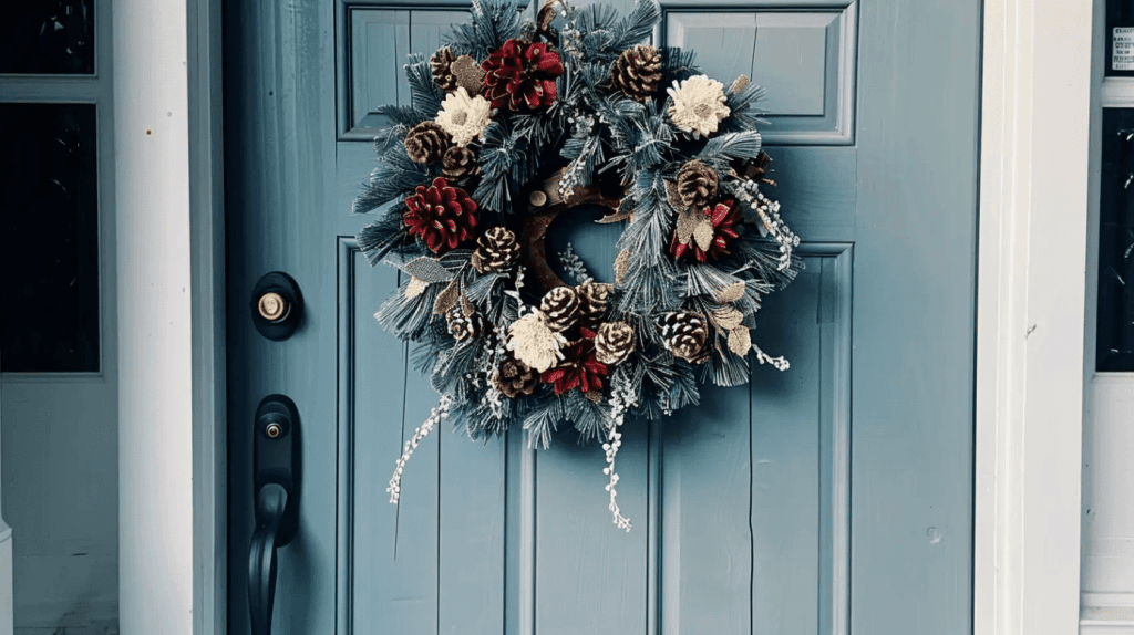 How to Hang Wreath on Steel Door