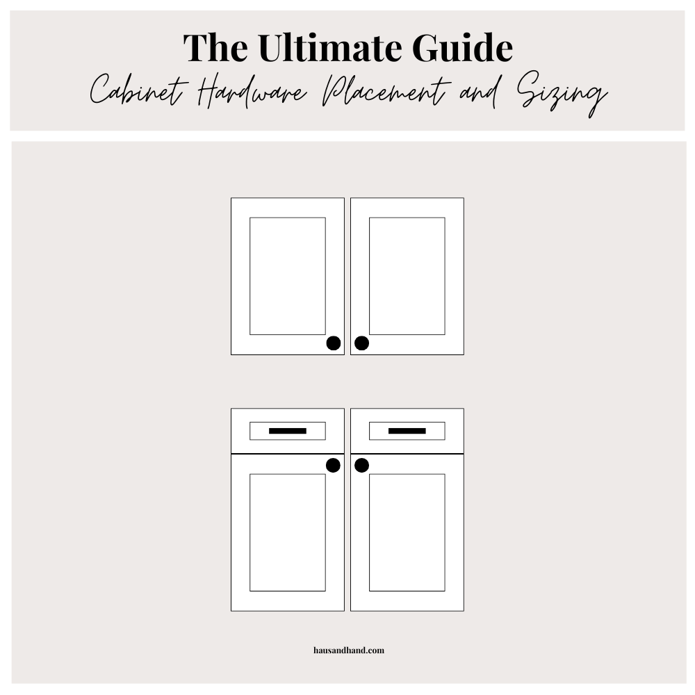 Kitchen Cabinet Hardware Placement