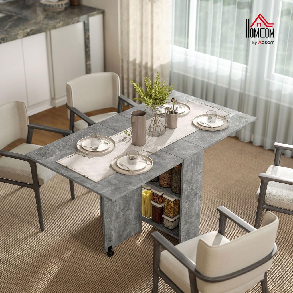 Kitchen Table With Rolling Chairs