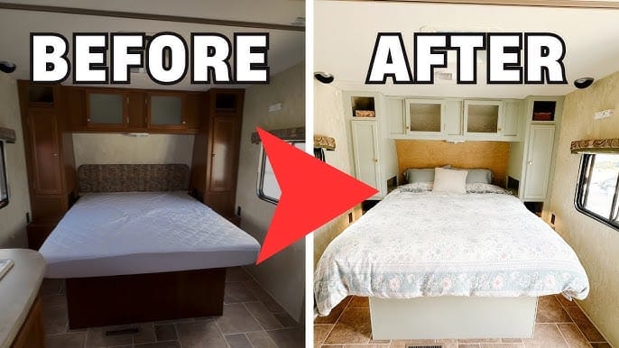 Painting Mobile Home Walls before And After