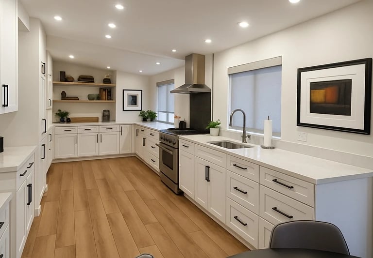 Shaker White Kitchen Cabinets