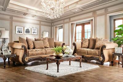Wooden Living Room Sofa Set