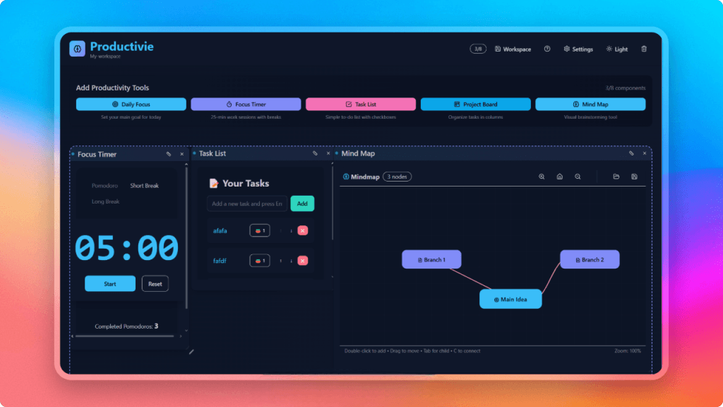 Work from Home Focus Tools