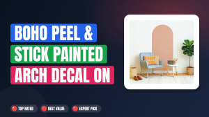 Boho Peel & Stick Painted Arch Decal on Smooth Walls: Review